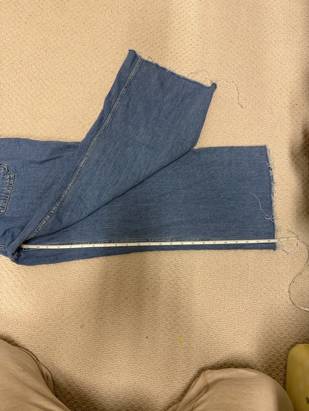 ON 34th- Wide Leg Women's Jeans in Light Blue - Picture 5 of 5